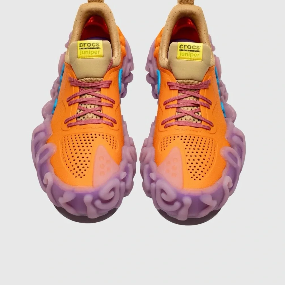 NWT CROCS JUNIPER SNEAKER X SALEHE "APRICOT" - Picture 5 of 8